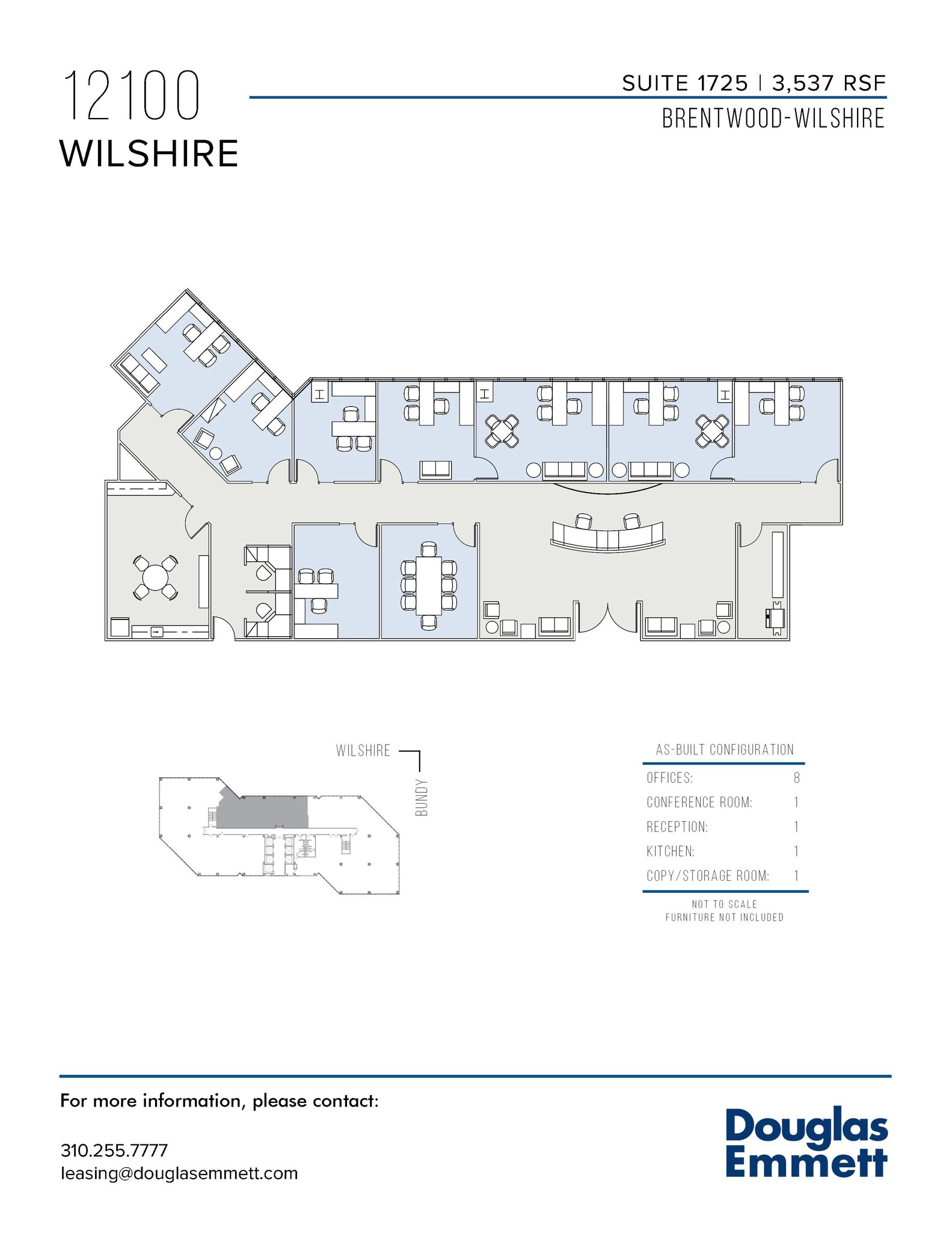 12100 Wilshire Blvd, Los Angeles, CA for lease Floor Plan- Image 1 of 1