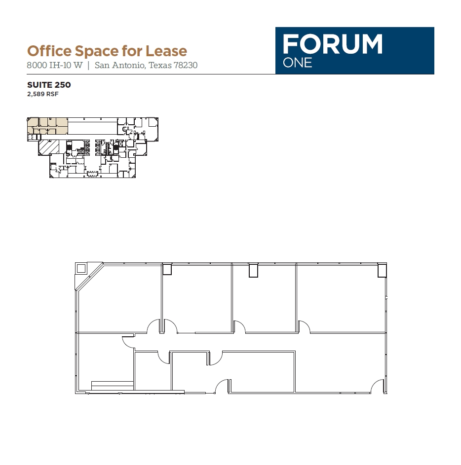 8000 IH-10 W, San Antonio, TX for lease Floor Plan- Image 1 of 1