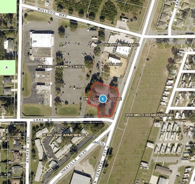 901 N Central Ave, Umatilla, FL for lease - Aerial - Image 3 of 3