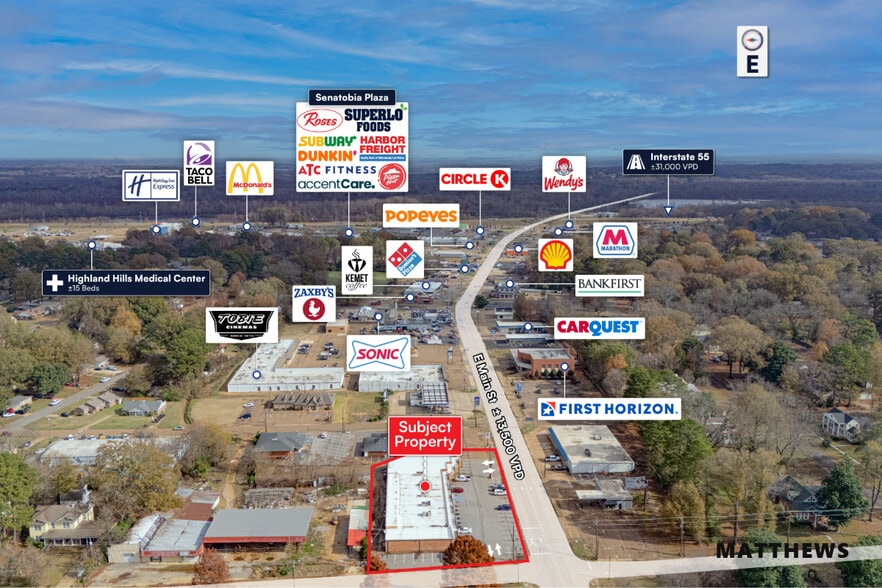 98-110 E Main St, Senatobia, MS for sale - Building Photo - Image 3 of 3