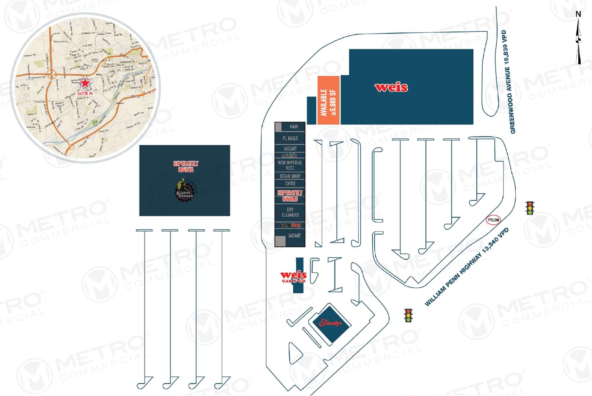 3011-3087 William Penn Hwy, Easton, PA for lease Site Plan- Image 1 of 1