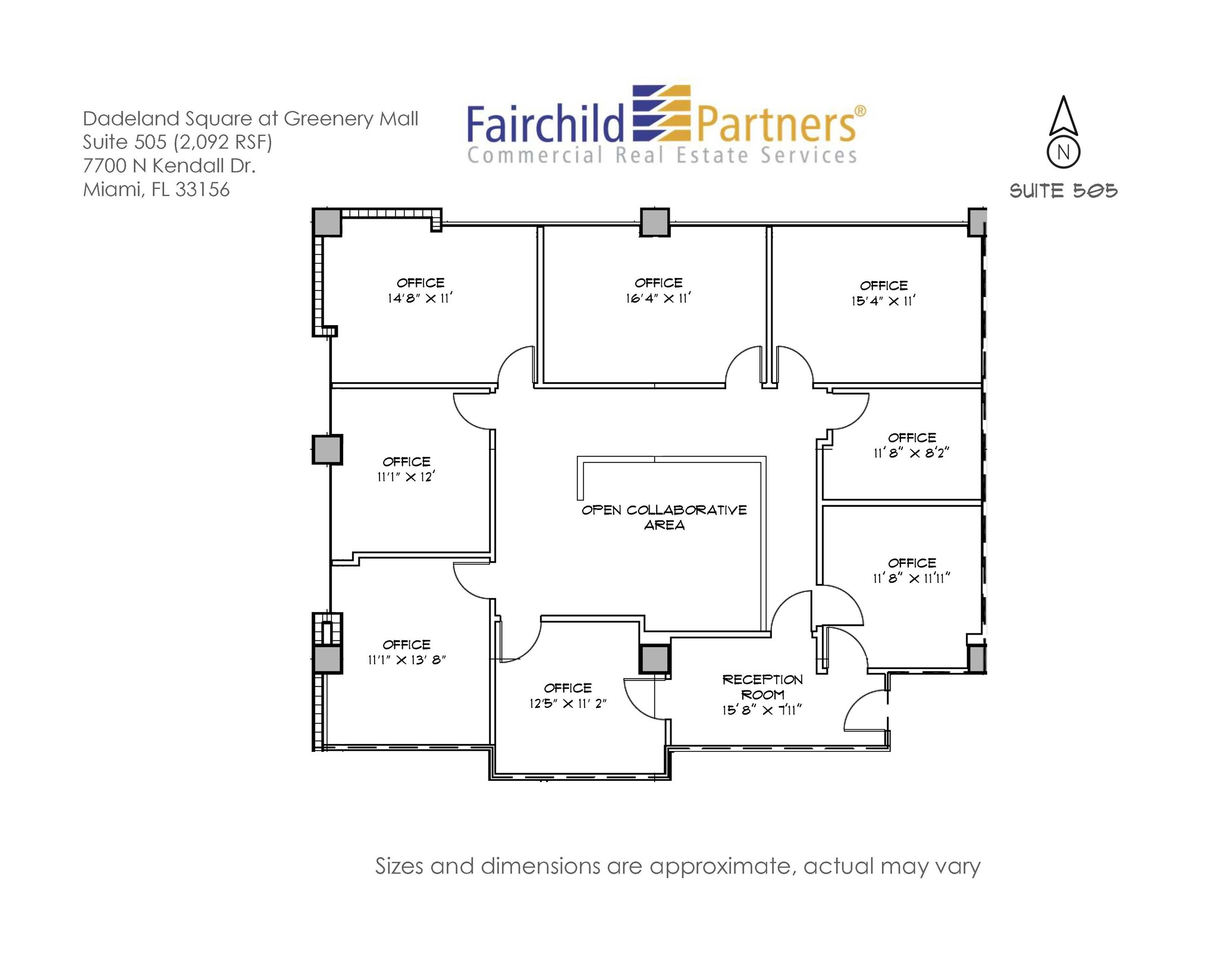 7700 N Kendall Dr, Miami, FL for lease Floor Plan- Image 1 of 1