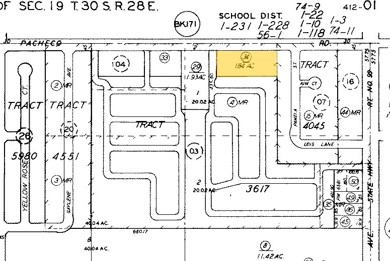 331 Pacheco Rd, Bakersfield, CA for sale - Plat Map - Image 2 of 46