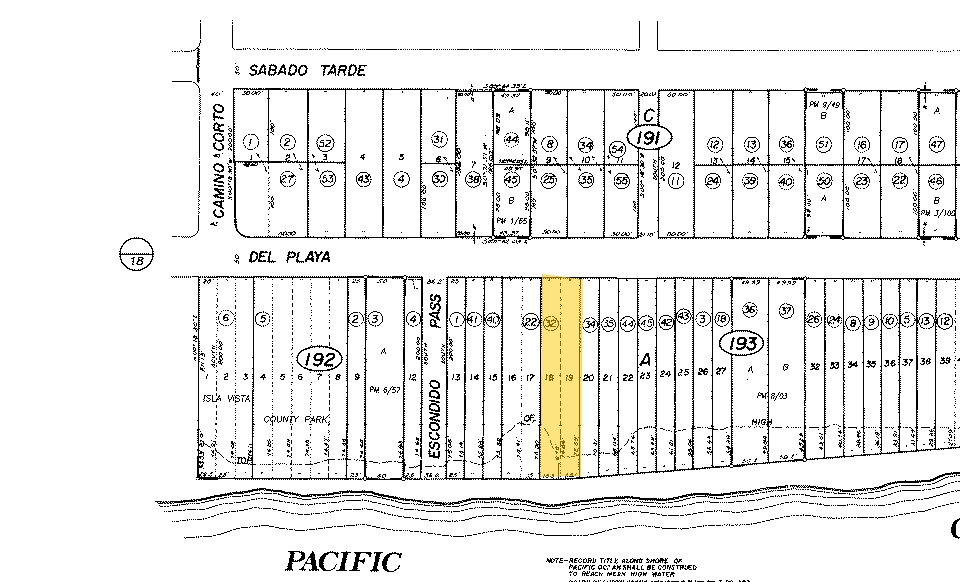 6757 Del Playa Dr, Isla Vista, CA for sale - Plat Map - Image 2 of 8