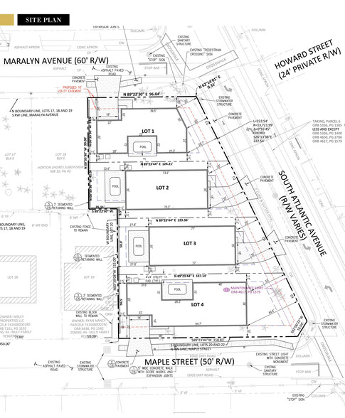 S Atlantic, New Smyrna Beach, FL for sale - Site Plan - Image 2 of 2