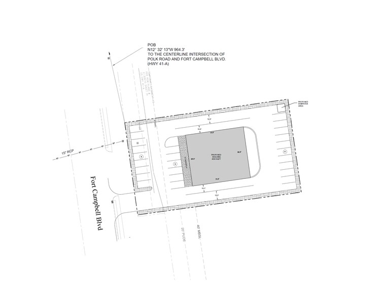 15372 Fort Campbell Blvd, Oak Grove, KY for lease - Site Plan - Image 3 of 3