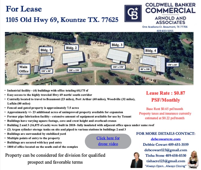 1105 Old 69 hwy, Kountze, TX for lease - Building Photo - Image 1 of 5