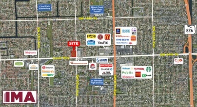 9201 SW 24th St, Miami, FL - AERIAL  map view