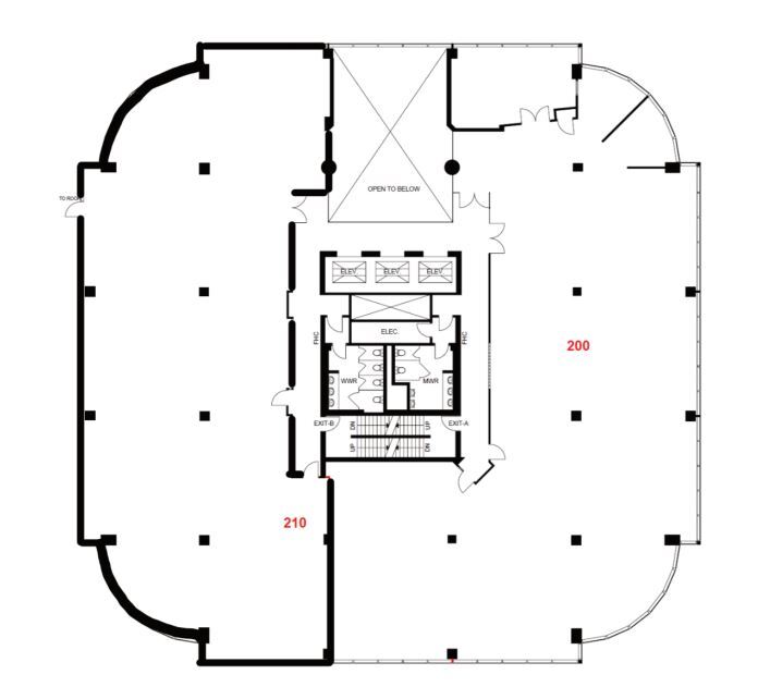 1400 Blair Towers Pl, Ottawa, ON for lease Floor Plan- Image 1 of 1