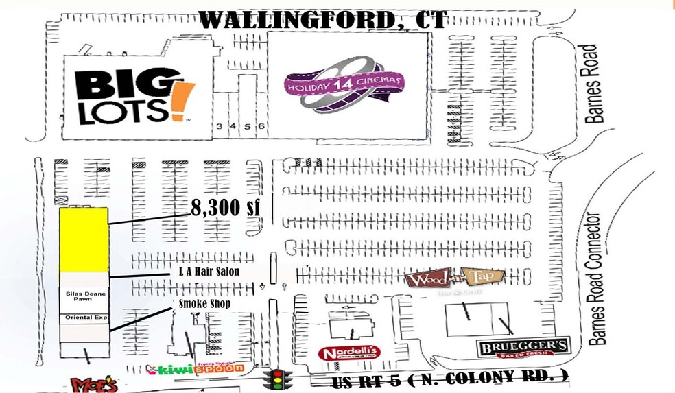 950-978 N Colony Rd, Wallingford, CT for lease - Site Plan - Image 3 of 4