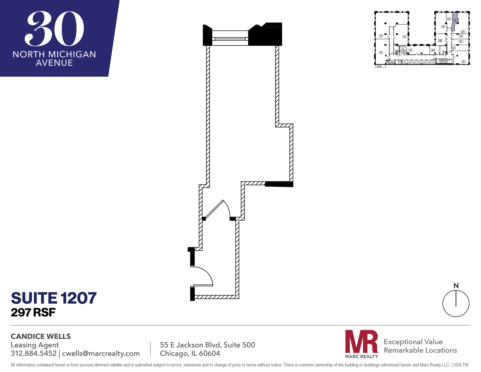 30 N Michigan Ave, Chicago, IL for lease Floor Plan- Image 1 of 3