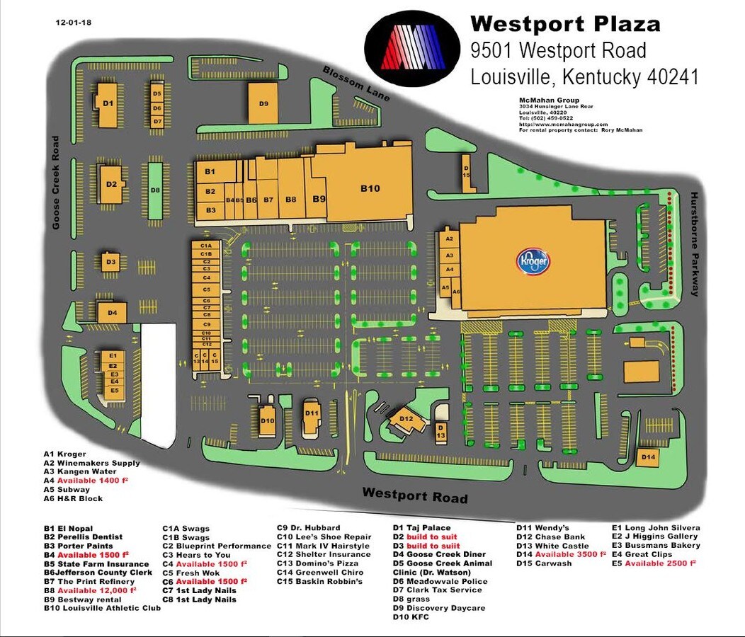 9501 Westport Rd, Louisville, KY, 40241 Retail Space For Lease