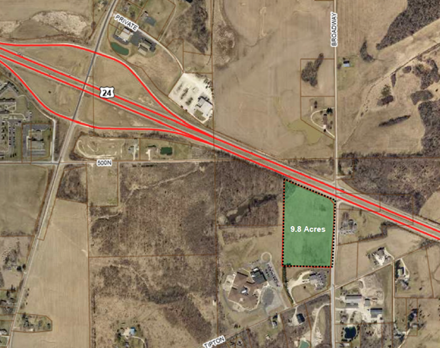 N BROADWAY, Huntington, IN for sale - Aerial - Image 2 of 3