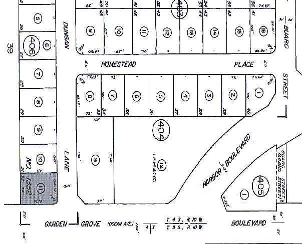 12101-12111 Garden Grove Blvd, Garden Grove, CA for lease - Plat Map - Image 2 of 4