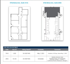 5762 Bolsa Ave, Huntington Beach, CA for lease Floor Plan- Image 2 of 2