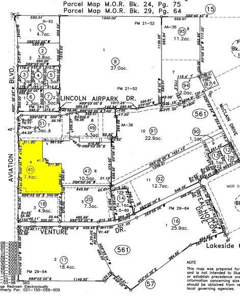 1601 Aviation Blvd, Lincoln, CA for lease - Plat Map - Image 3 of 3