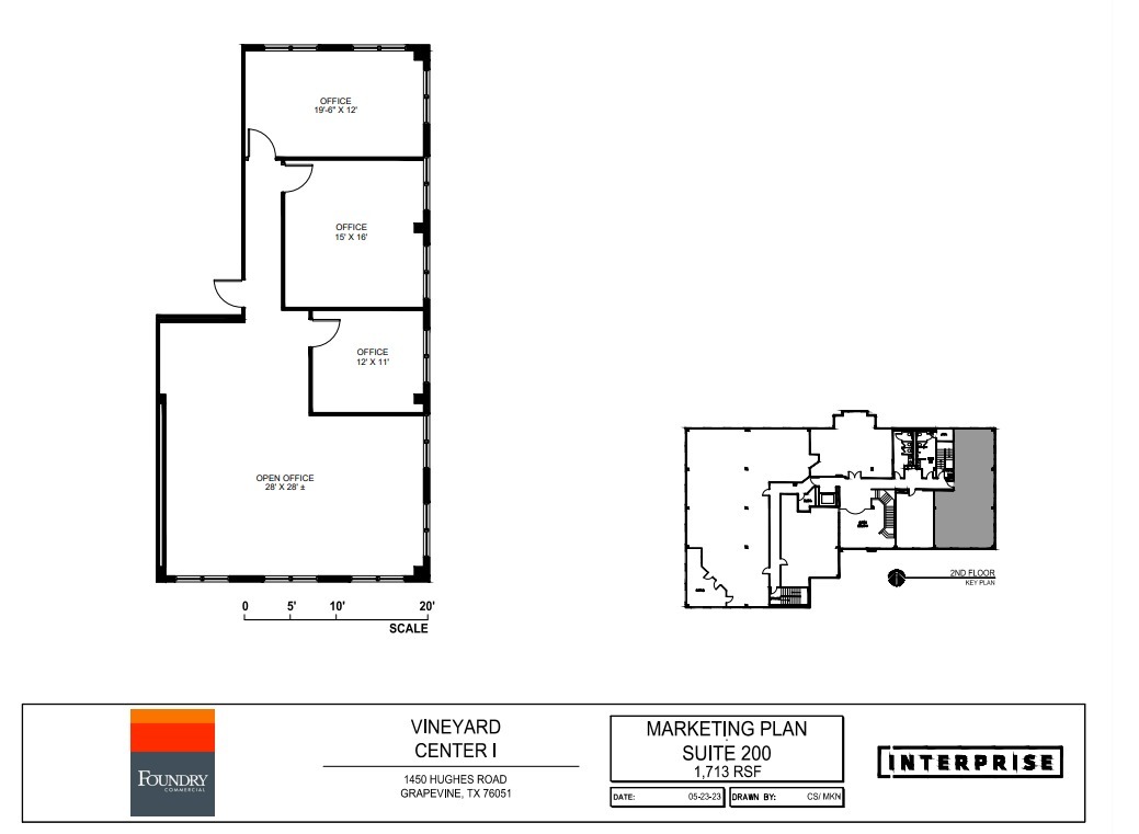 1450 Hughes Rd, Grapevine, TX for lease Floor Plan- Image 1 of 1