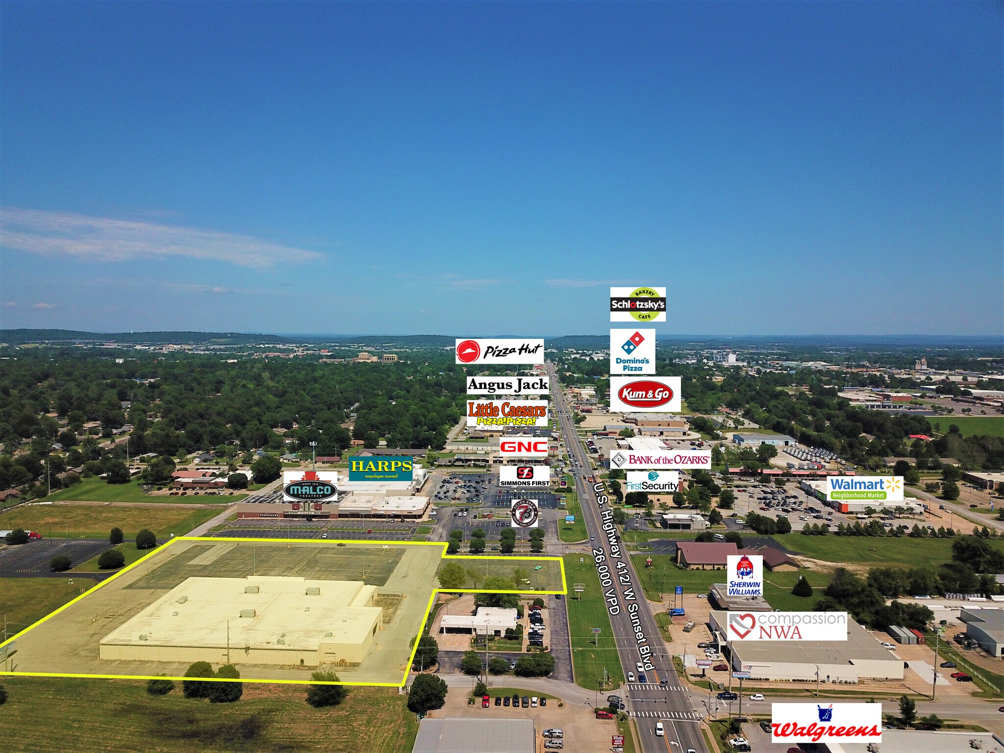 3142 W Sunset Ave, Springdale, AR 72762 Retail for Lease
