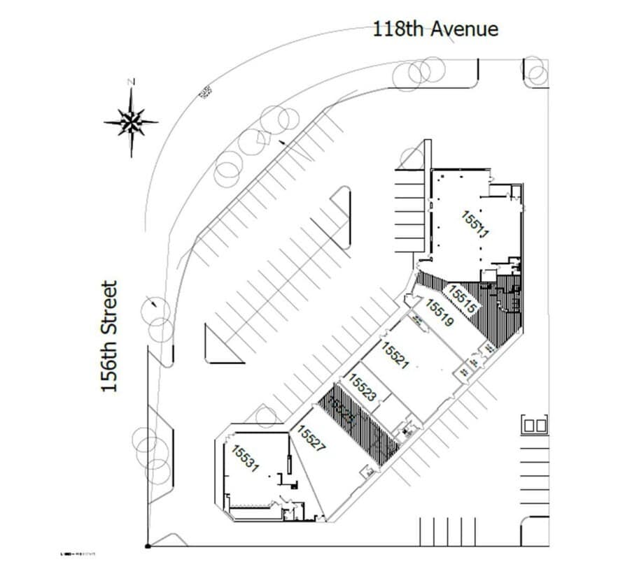 15505-15531 118th Ave, Edmonton, AB for lease Site Plan- Image 1 of 1