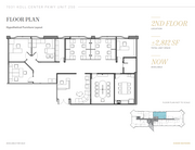 Unit 250 Hypothetical Furniture Layout