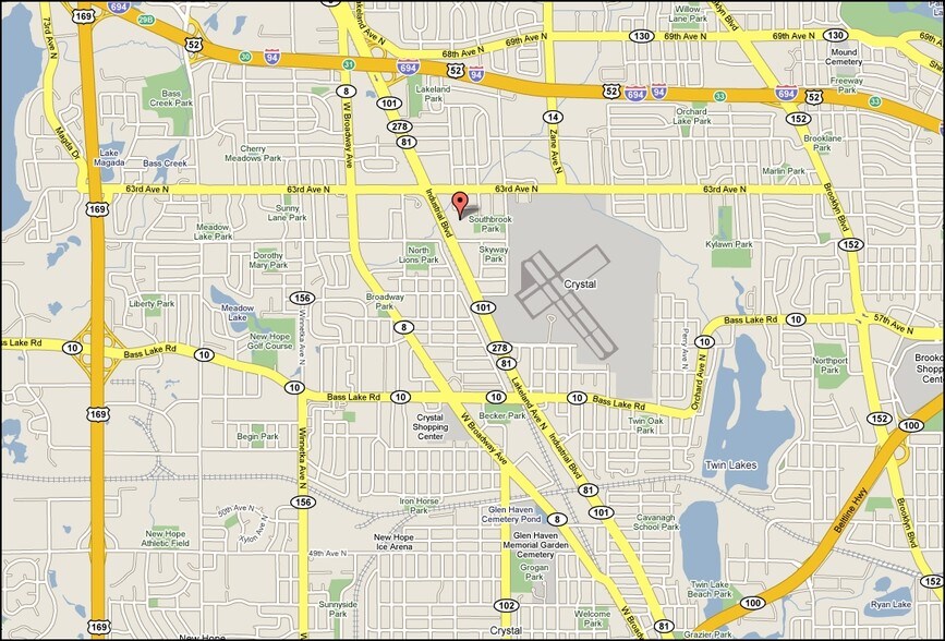 6224 Lakeland Ave, Brooklyn Park, MN for lease - Aerial - Image 3 of 3