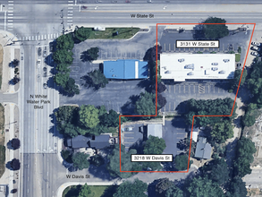 3218 W Davis St, Boise, ID - aerial  map view