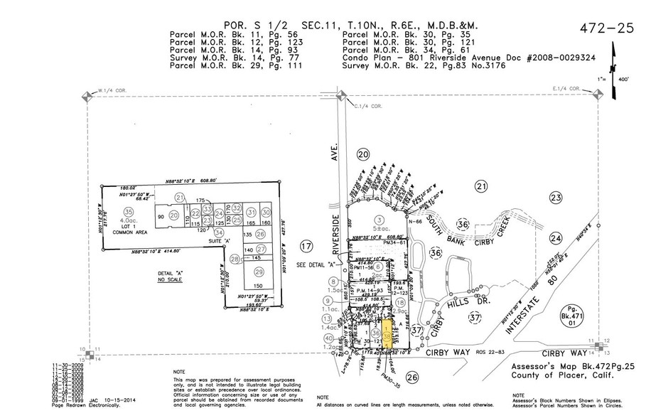 965 Riverside Ave, Roseville, CA for sale - Plat Map - Image 1 of 1