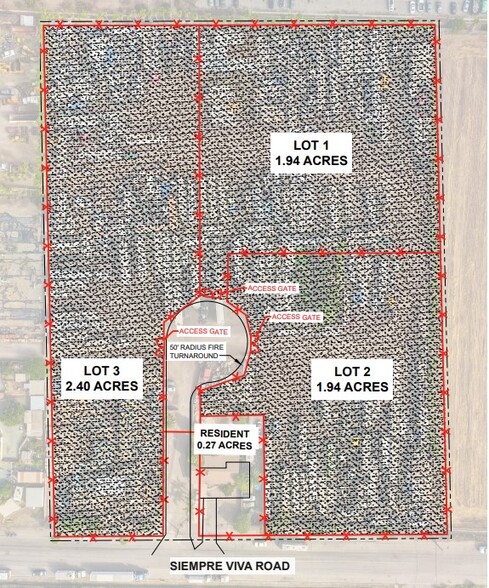 7150 Siempre Viva Rd, San Diego, CA for lease - Plat Map - Image 2 of 2