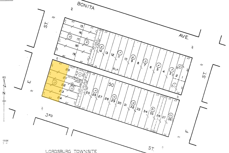 2211 3rd St, La Verne, CA for sale - Plat Map - Image 2 of 2