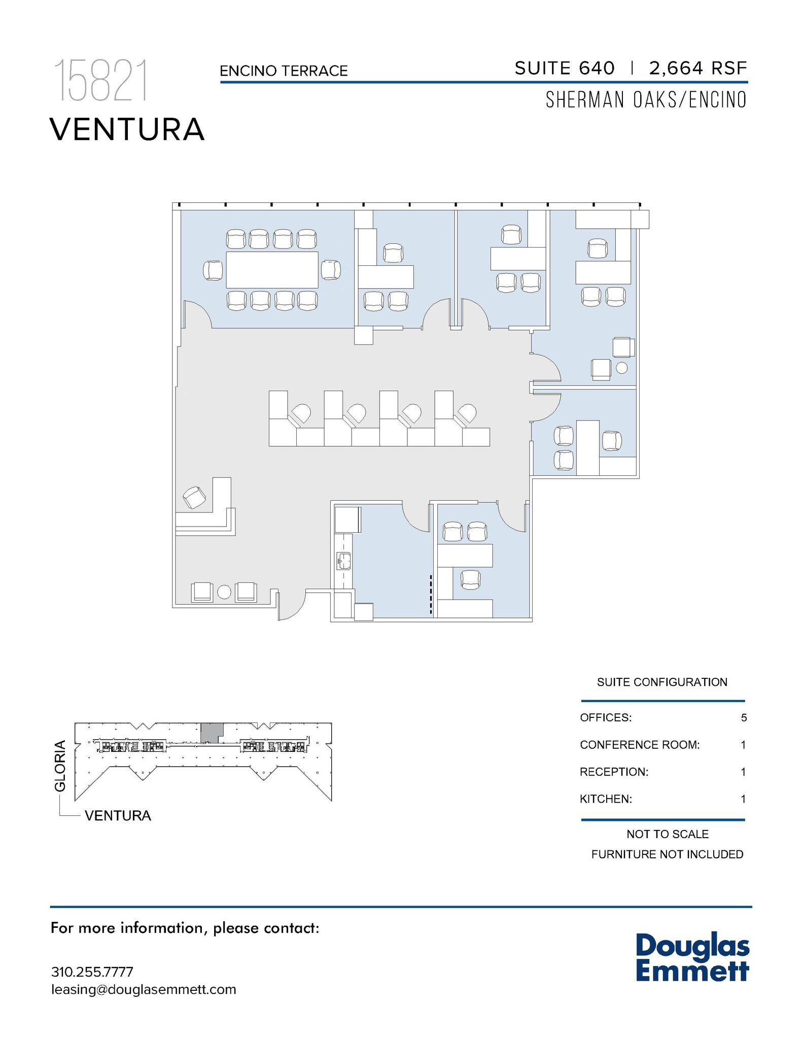 15821 Ventura Blvd, Encino, CA for lease Floor Plan- Image 1 of 1