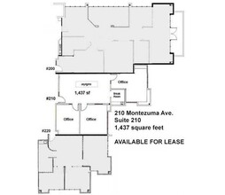 210 Montezuma Ave, Santa Fe, NM for lease Floor Plan- Image 1 of 1