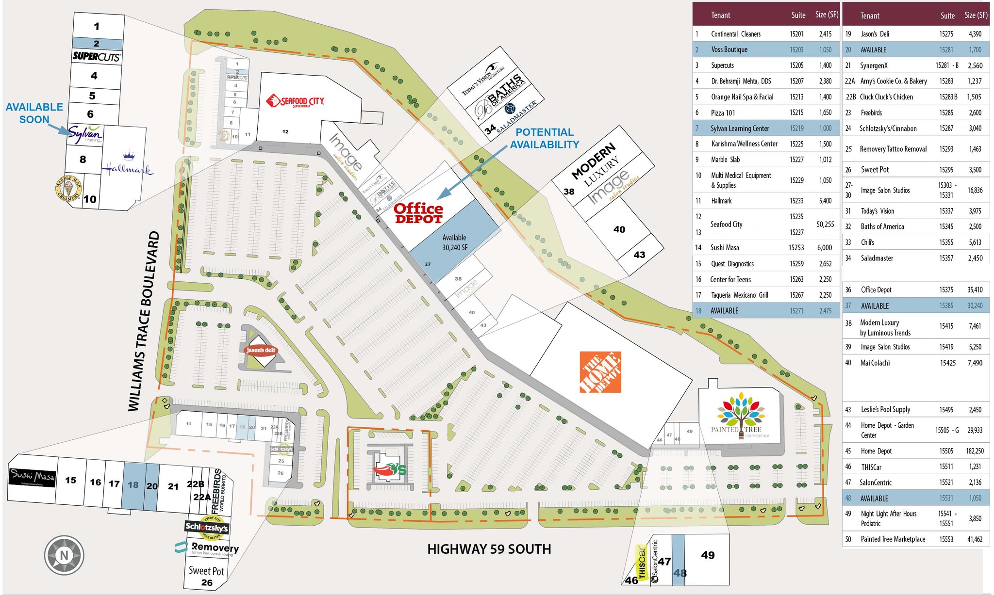 15201-15555 Southwest Fwy, Sugar Land, TX for lease Site Plan- Image 1 of 1