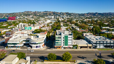 8455 Beverly Blvd, Los Angeles, CA - aerial  map view