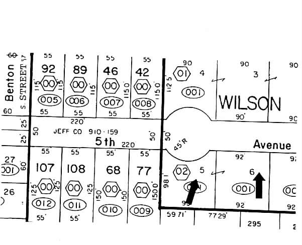 5220 W 5th Ave, Lakewood, CO for sale - Plat Map - Image 2 of 13