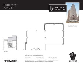 1775 Sherman St, Denver, CO for lease Floor Plan- Image 1 of 1