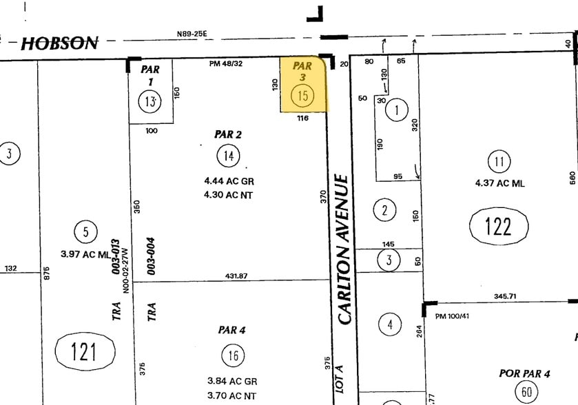 1200 W Hobson Way, Blythe, CA for lease - Plat Map - Image 2 of 4