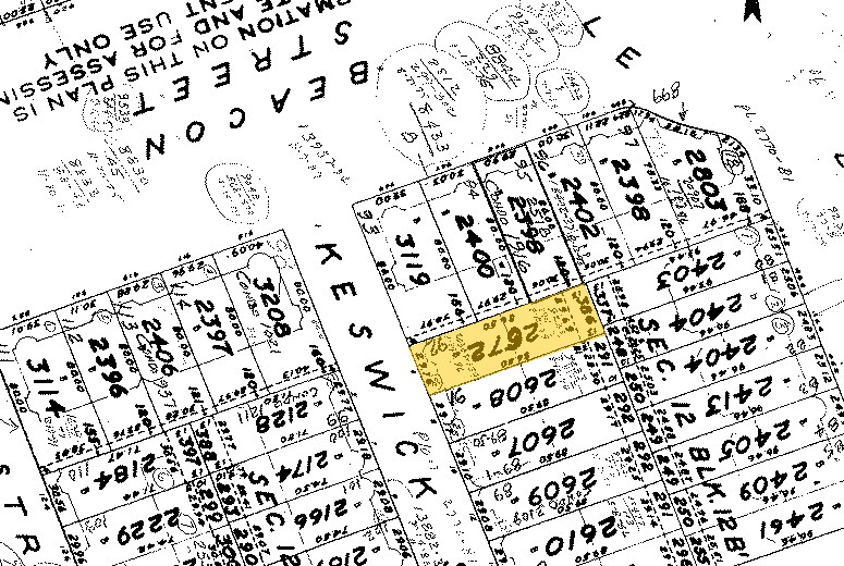 6 Keswick St, Boston, MA for sale - Plat Map - Image 2 of 3