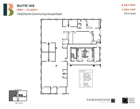 11325 N Community House Rd, Charlotte, NC for lease Floor Plan- Image 1 of 1