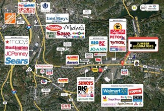 1012 Wolcott St, Waterbury, CT - AERIAL  map view - Image1