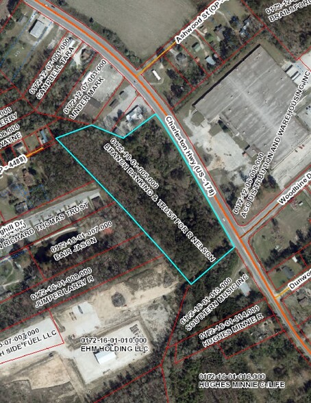 Charleston Hwy(8.74 Ac), Orangeburg, SC for sale - Primary Photo - Image 1 of 1