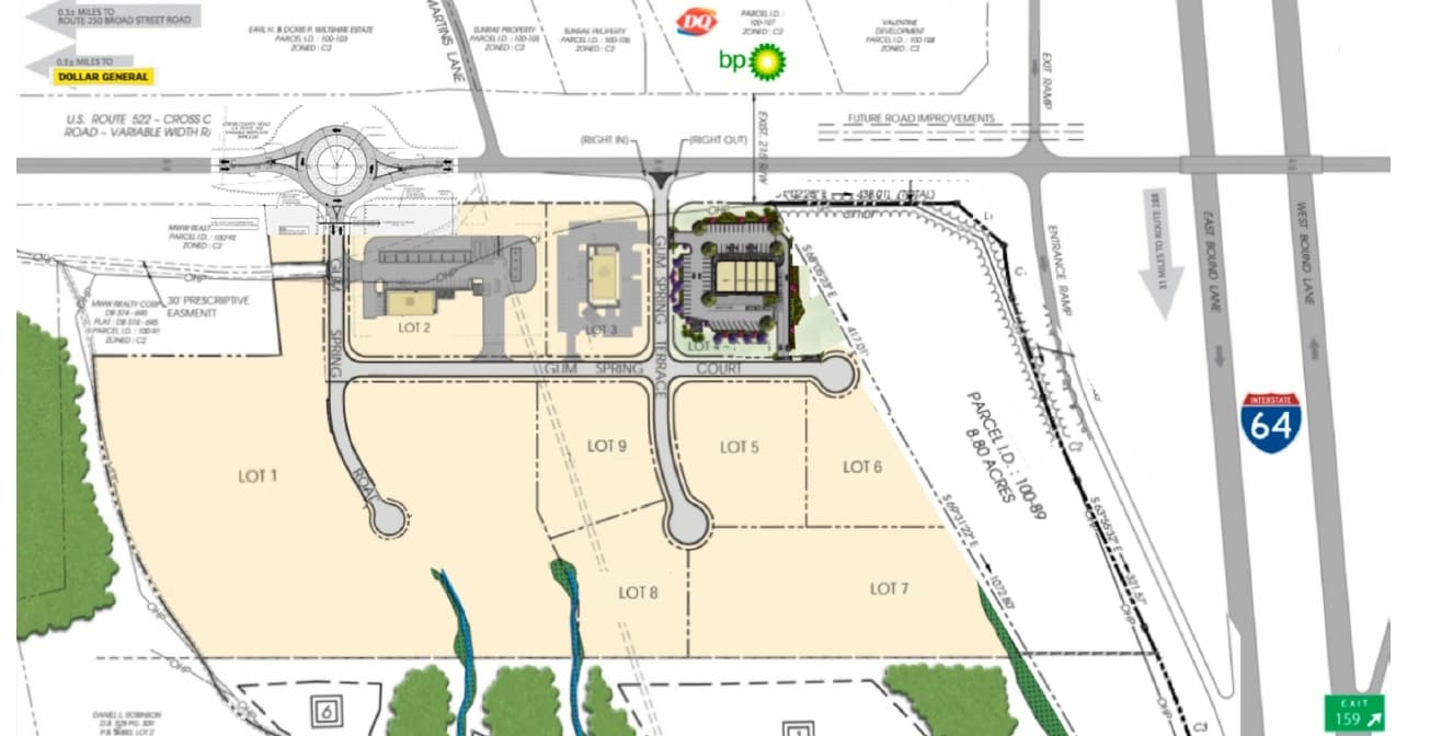 Cross Country Rd, Gum Spring, VA for sale Plat Map- Image 1 of 4