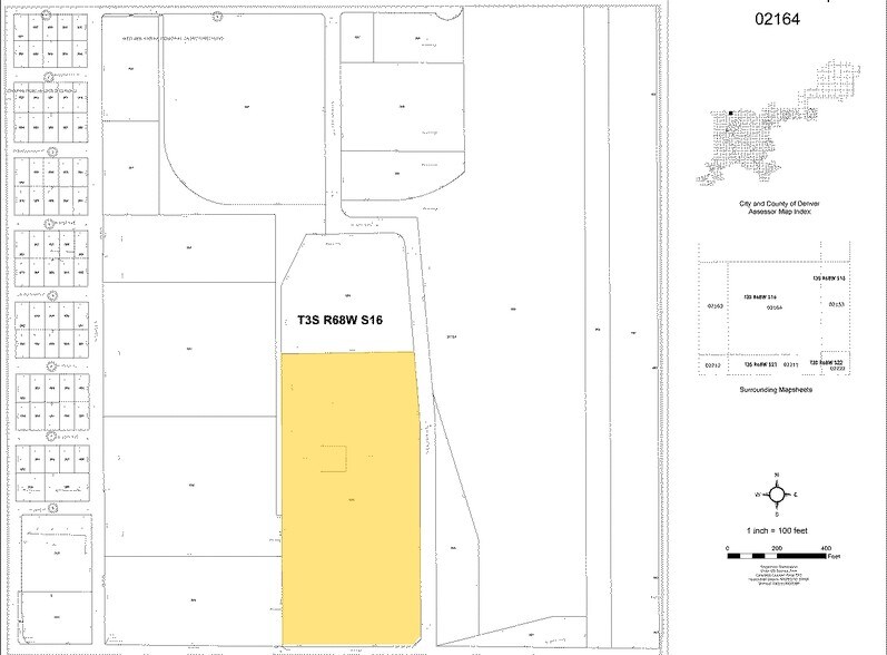 1100-1105 W 48th Ave, Denver, CO for lease - Plat Map - Image 2 of 9