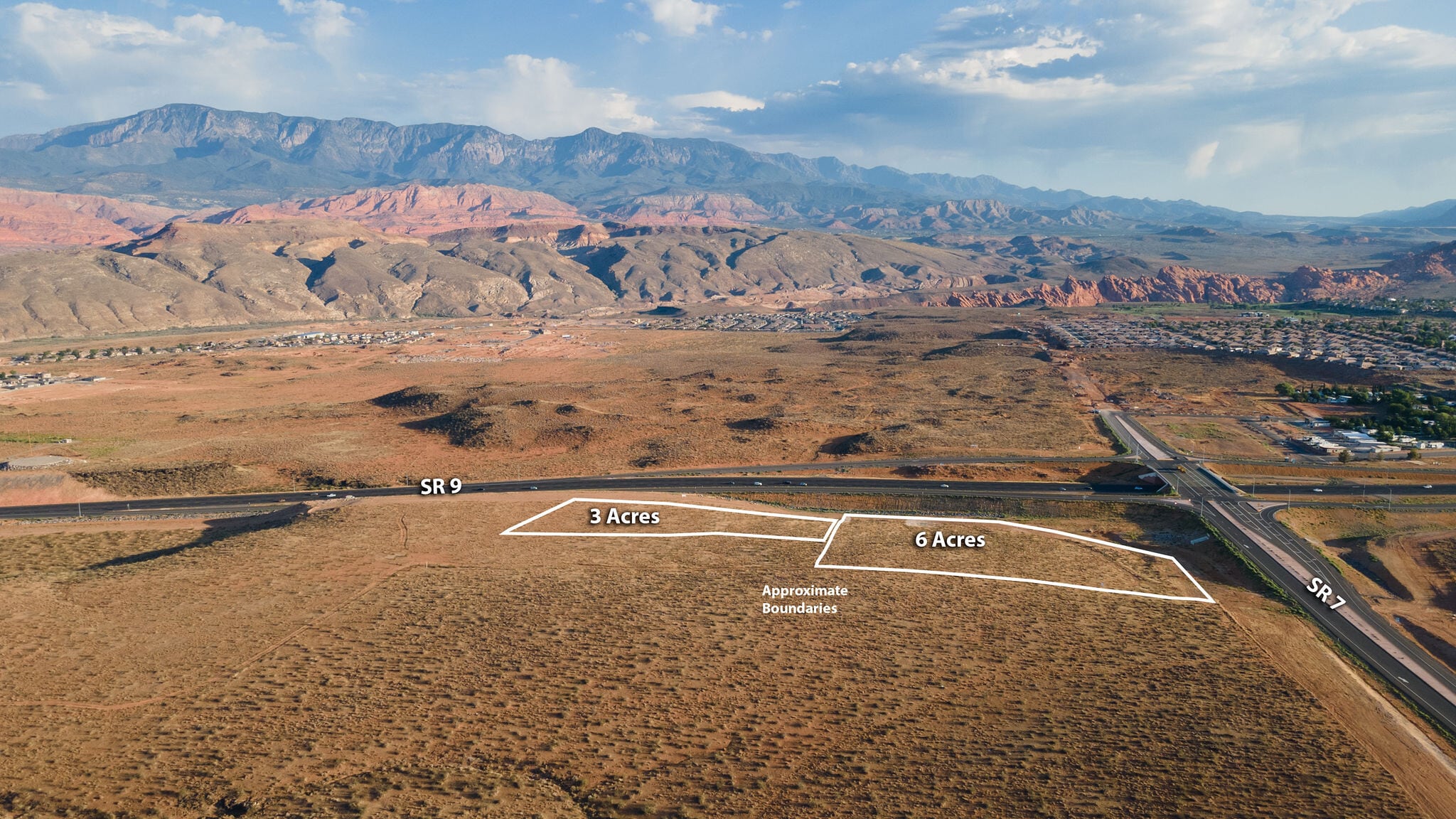 3 Acres Sr9, Hurricane, UT for sale Aerial- Image 1 of 34