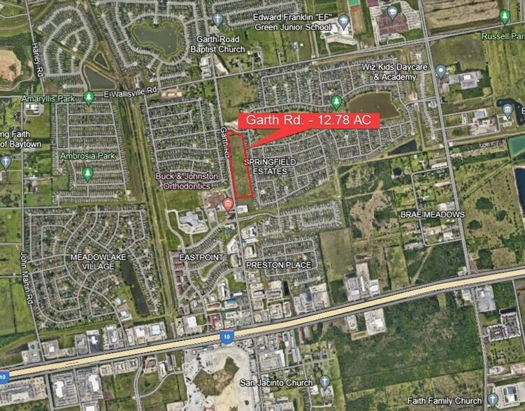 Garth Rd, Baytown, TX for sale - Aerial - Image 1 of 1