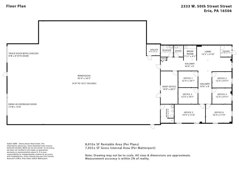 2333-2335 W 50th St, Erie, PA for lease - Floor Plan - Image 3 of 16