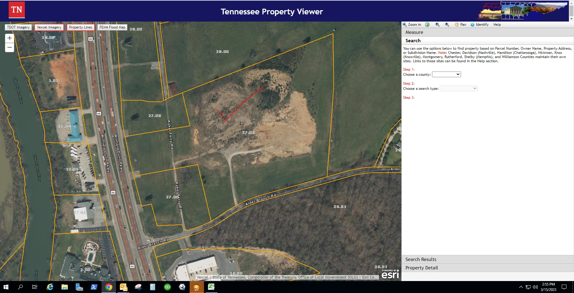 Winfield Dunn Pkwy & Alder Branch Rd, Sevierville, TN for sale Plat Map- Image 1 of 2