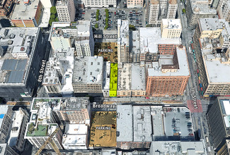 731 S Broadway, Los Angeles, CA - aerial  map view