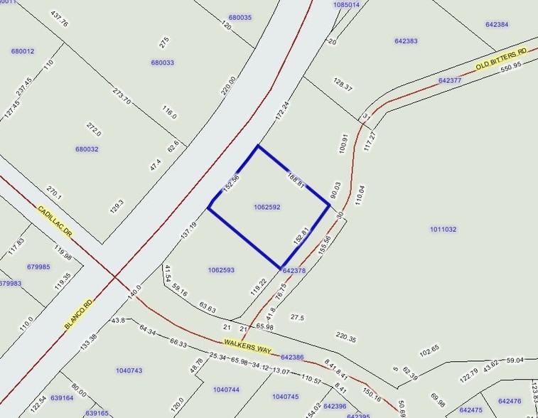 14414 Blanco Rd, San Antonio, TX for lease - Plat Map - Image 2 of 5