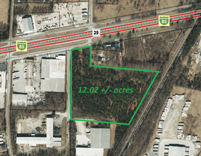 Bassett Drive & Albertson Rd, Thomasville, NC - aerial  map view