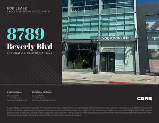 More details for 8789-8797 Beverly Blvd, West Hollywood, CA - Retail for Lease